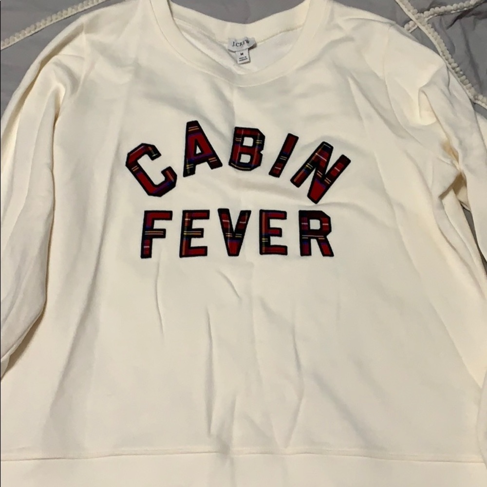 JCrew cabin fever sweatshirt